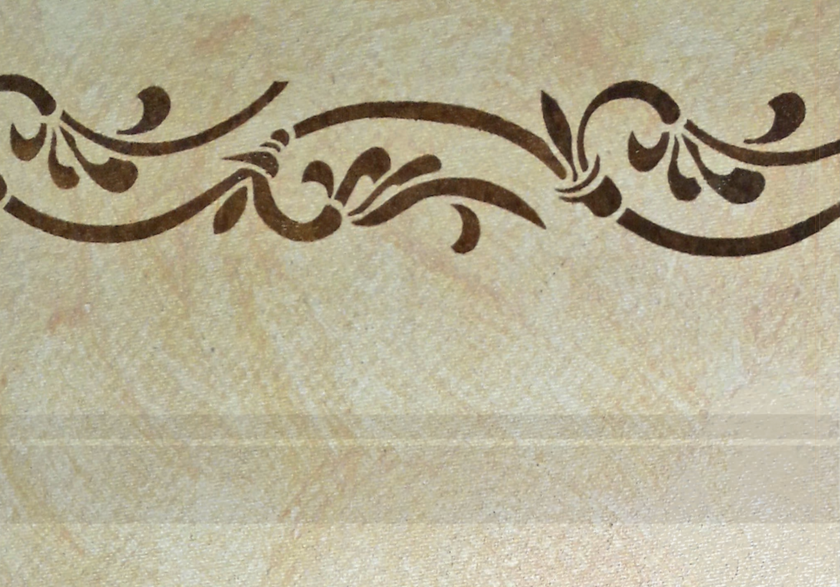 Dekorative Wandschablonen und Ornamente